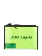 Palm Angels Alien Logo-print Pouch - Green