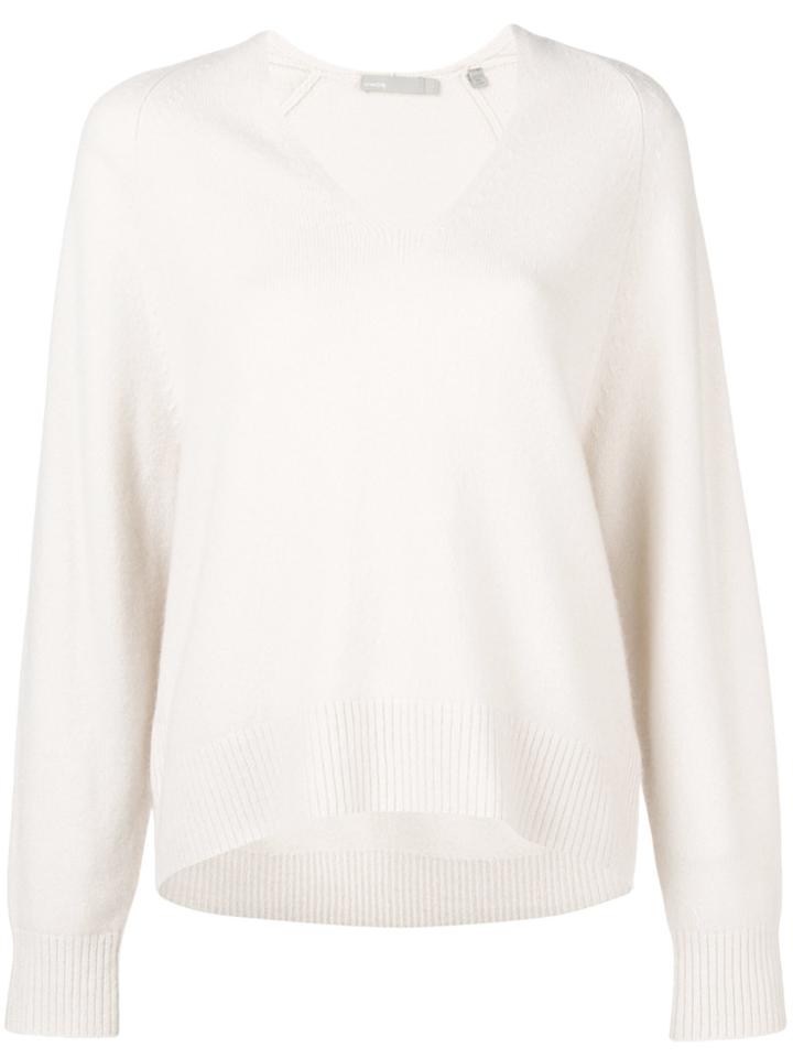 Vince Classic Long-sleeve Sweater - Nude & Neutrals