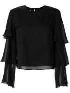 Dondup Sheer Layered T-shirt - Black