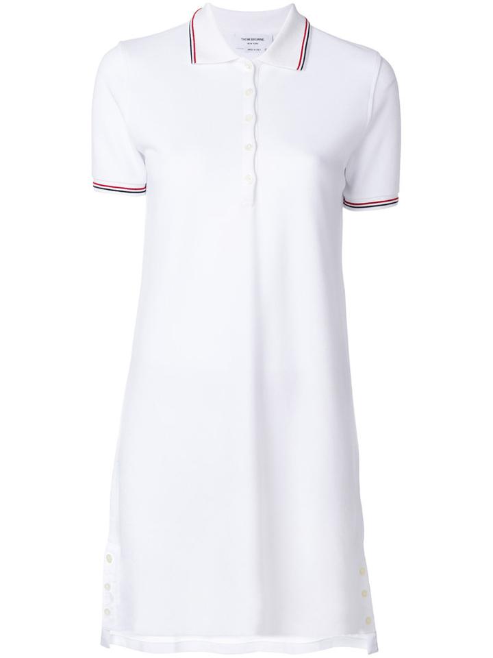 Thom Browne - Shirt Dress - Women - Cotton - 42, White, Cotton