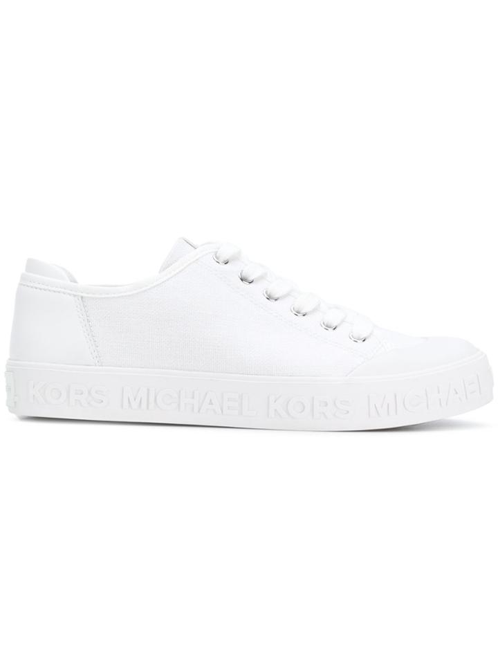 Michael Michael Kors Logo Midsole Sneakers - White