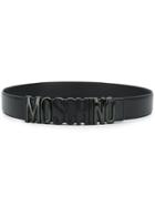 Moschino Classic Logo Belt - Black
