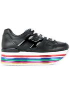 Hogan Rainbow Flatform Sole Sneakers - Multicolour