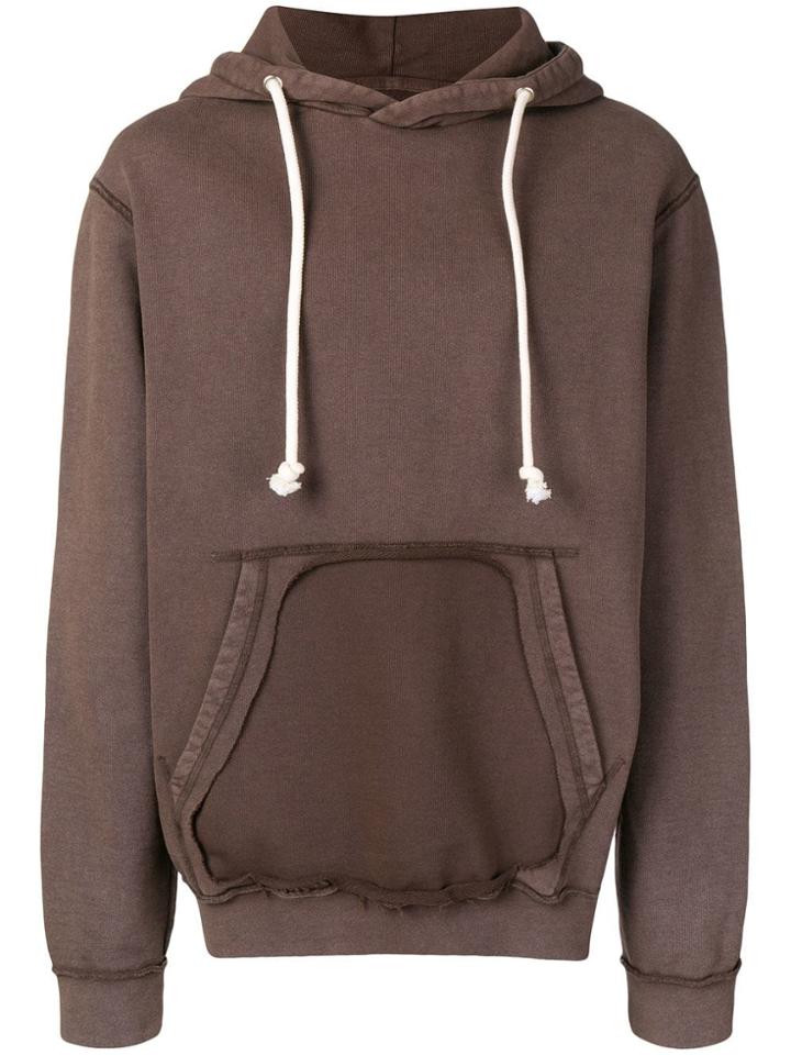 Maison Margiela Classic Deconstructed Hoodie - Brown