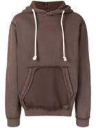 Maison Margiela Classic Deconstructed Hoodie - Brown