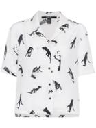 Ksubi Penguin Print Shirt - White