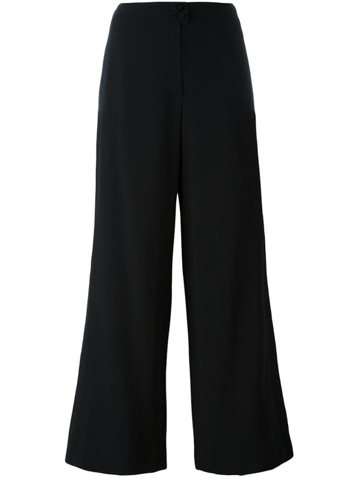 Chanel Vintage Cropped Trousers - Black