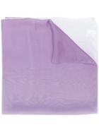 Max Mara Dual Coloured Scarf - Pink & Purple