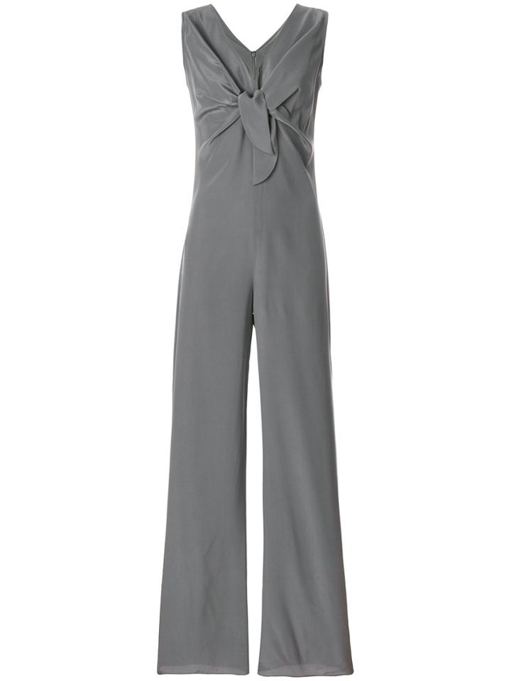 Aspesi Knot Front Sleeveless Jumpsuit - Grey