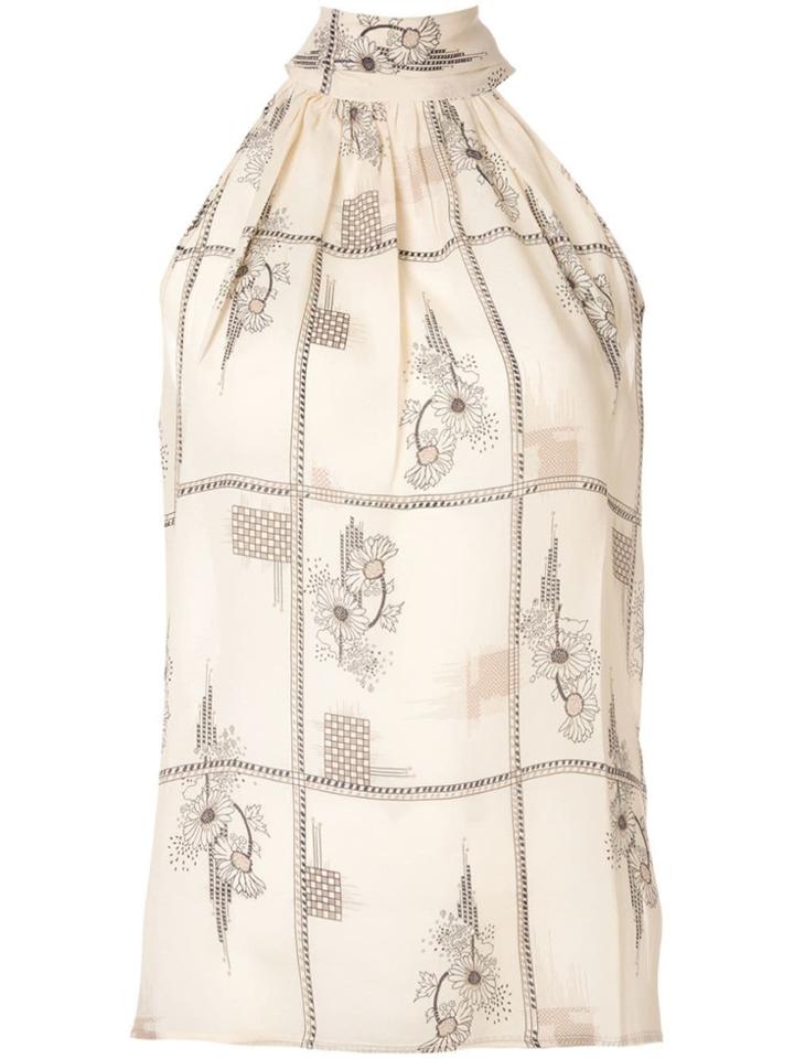 Jejia Floral Print Tank Top - Yellow