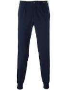 Pt01 Elasticated Hem Track Pants, Men's, Size: 48, Blue, Polyamide/spandex/elastane/viscose