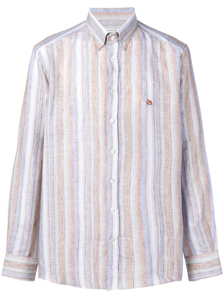 Etro Striped Shirt - Brown