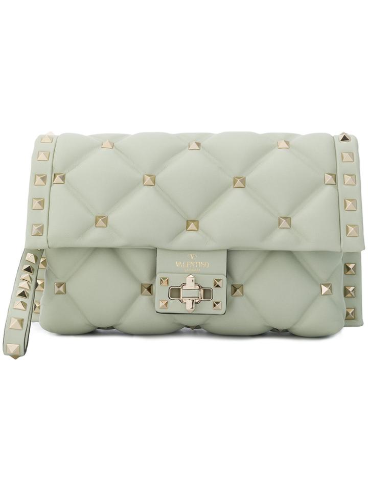 Valentino Valentino Garavani Candystud Clutch - Green