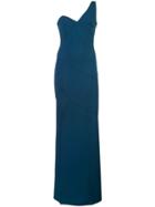 Cinq A Sept Asymmetric Evening Dress - Blue