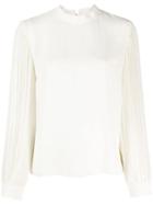 Edward Achour Paris Long-sleeve Shift Blouse - White