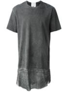 Lost & Found Ria Dunn Raw Edge T-shirt, Men's, Size: Xl, Grey, Cotton