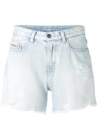 Calvin Klein Jeans - Light-wash Denim Shorts - Women - Cotton - 29, Blue, Cotton