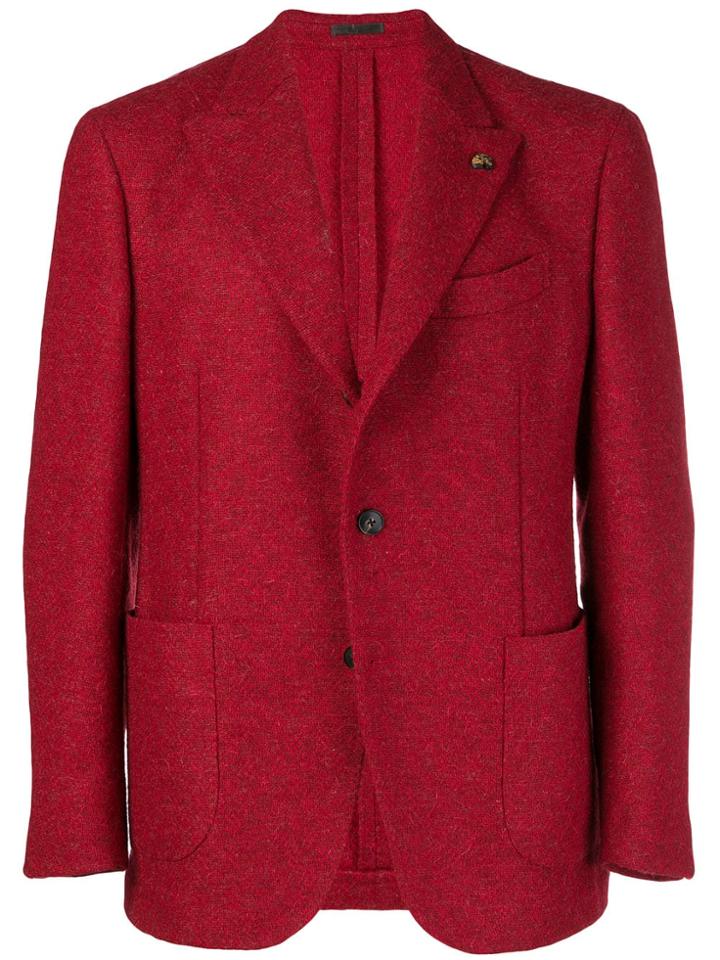 Gabriele Pasini Textured Single Breasted Blazer