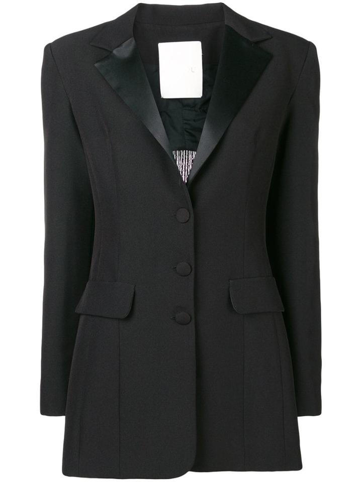 Loulou Oversized Dinner Jacket - Black