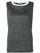 Fabiana Filippi Round Neck Top - Grey