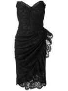 Dolce & Gabbana Lace Strapless Dress - Black