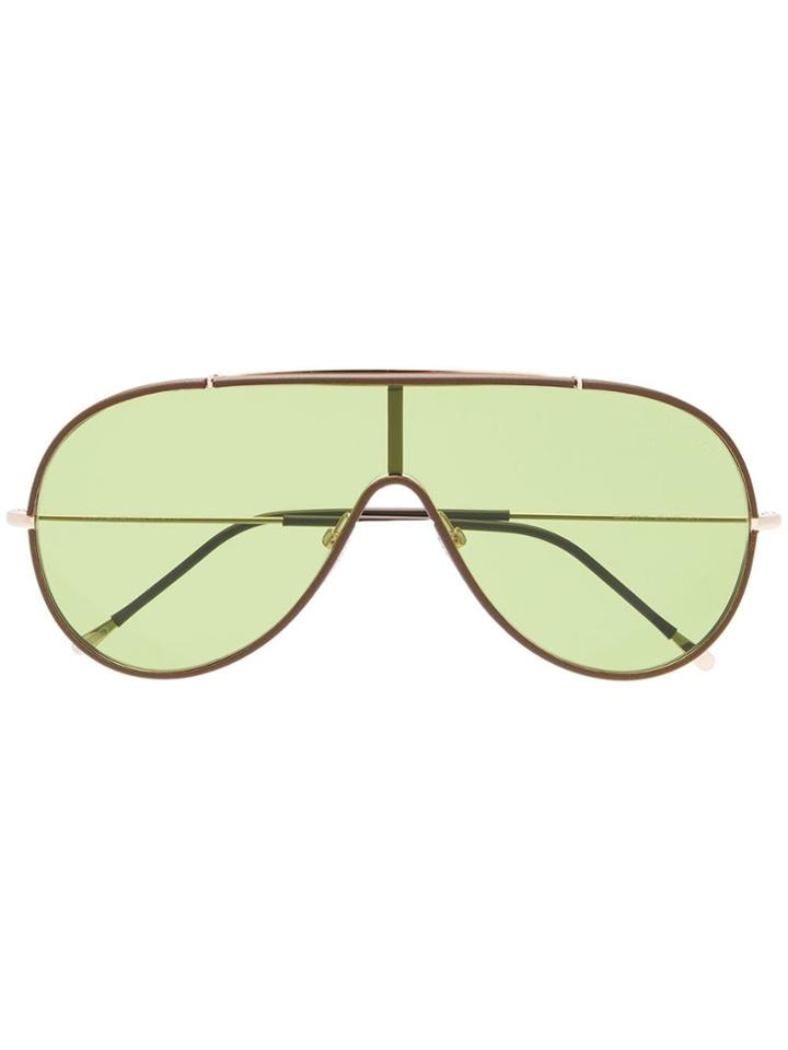 Tom Ford Eyewear Mack Aviators - Brown