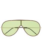 Tom Ford Eyewear Mack Aviators - Brown