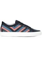 Lanvin Quilted Toe Cap Sneakers