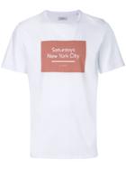 Saturdays Nyc Logo Patch T-shirt - White