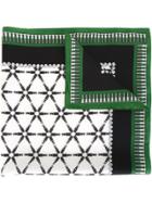 Kris Van Assche Hardware Print Neck Scarf - Green