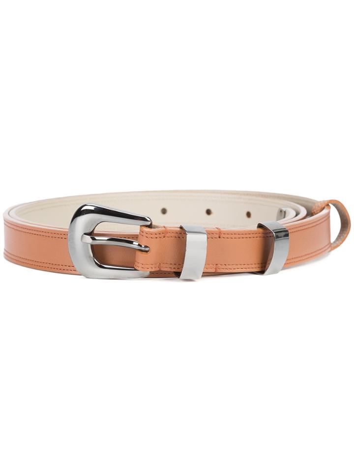 Nina Ricci Buckled Belt - Brown