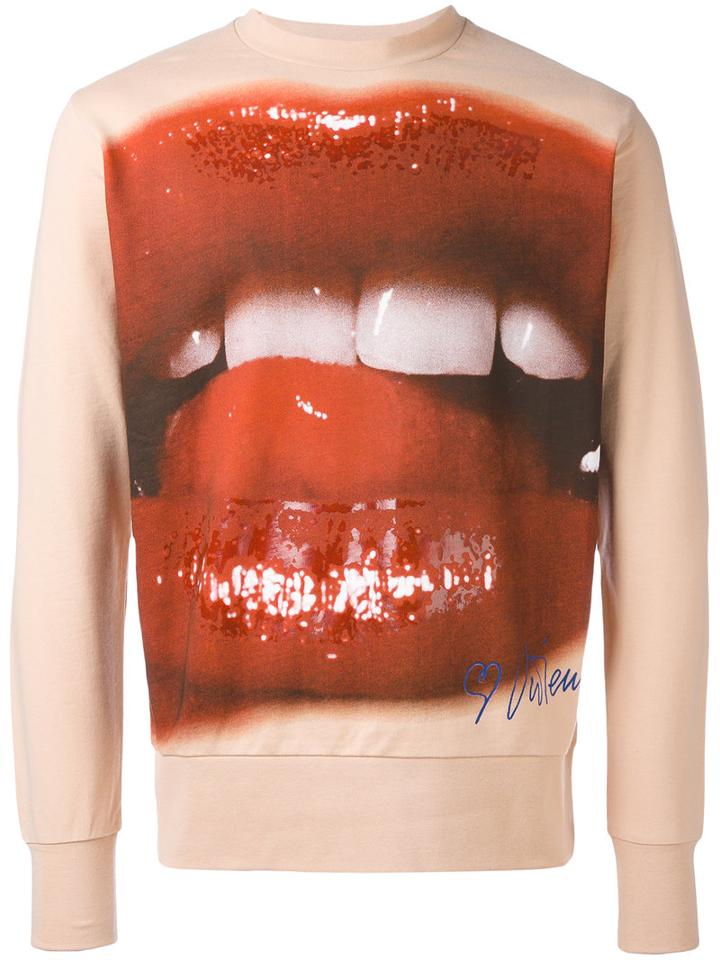 Vivienne Westwood Man - Lips Sweatshirt - Men - Cotton - S, Nude/neutrals, Cotton