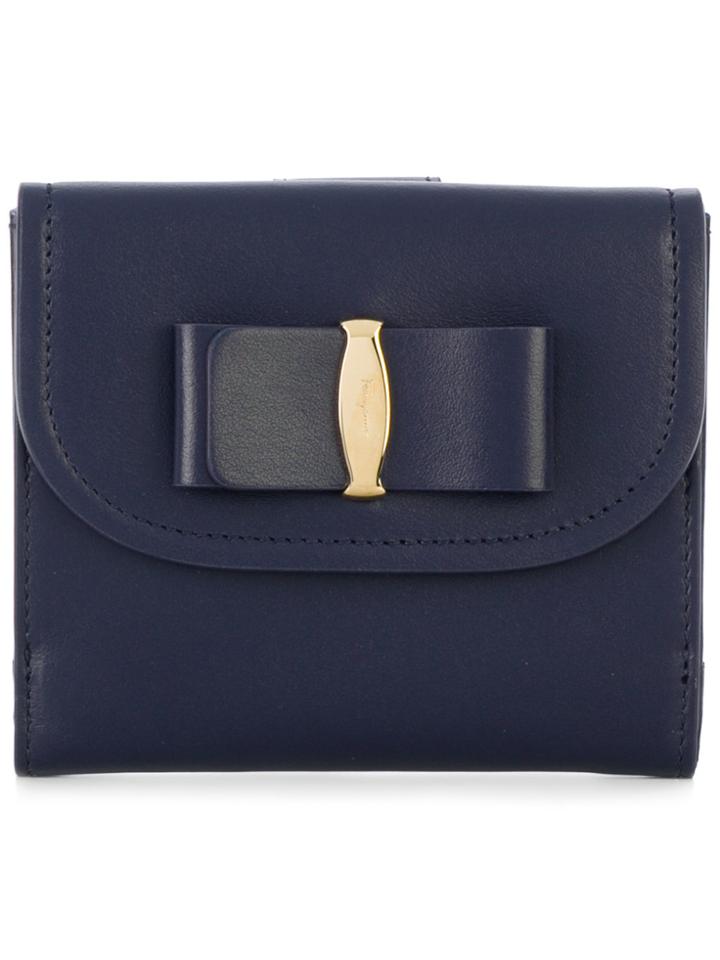Salvatore Ferragamo Vara Mini Wallet - Blue