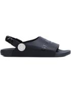 Givenchy Slingback Sliders - Black