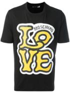 Love Moschino 'love' T-shirt, Men's, Size: Small, Black, Cotton