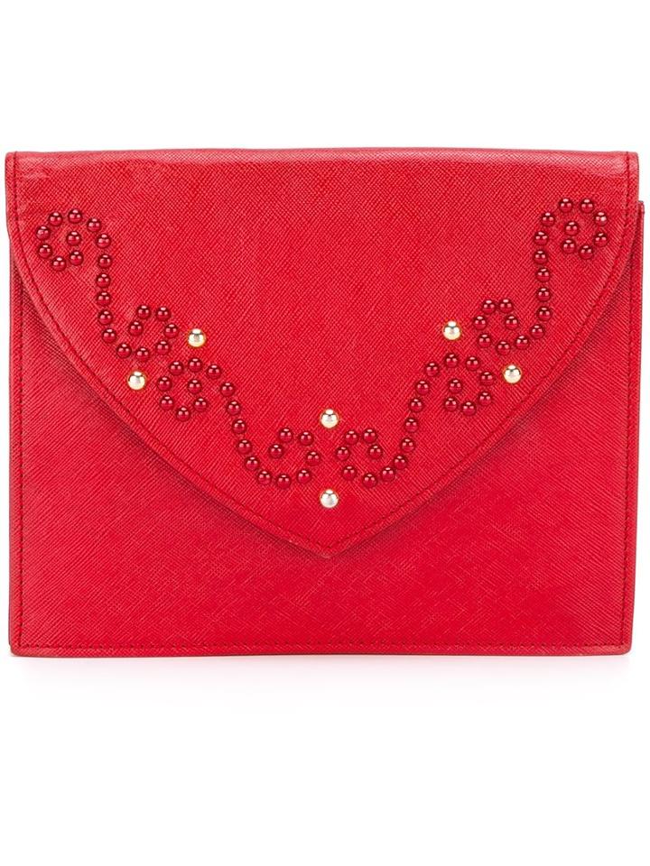 Yves Saint Laurent Vintage Studded Clutch