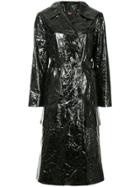Sies Marjan Bessie Fitted Trench Coat - Black