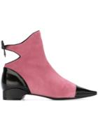 Fabrizio Viti Pink Suede Take A Bow 30 Boots - Pink & Purple