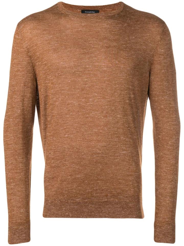 Ermenegildo Zegna Crew Neck Pullover - Brown