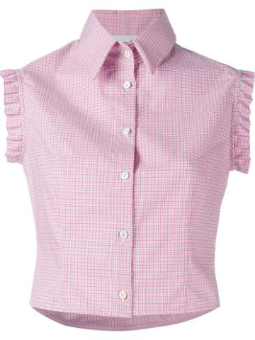 Daizy Shely Checked Sleeveless Shirt