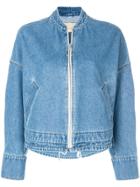 Christian Wijnants Zipped Denim Jacket - Blue