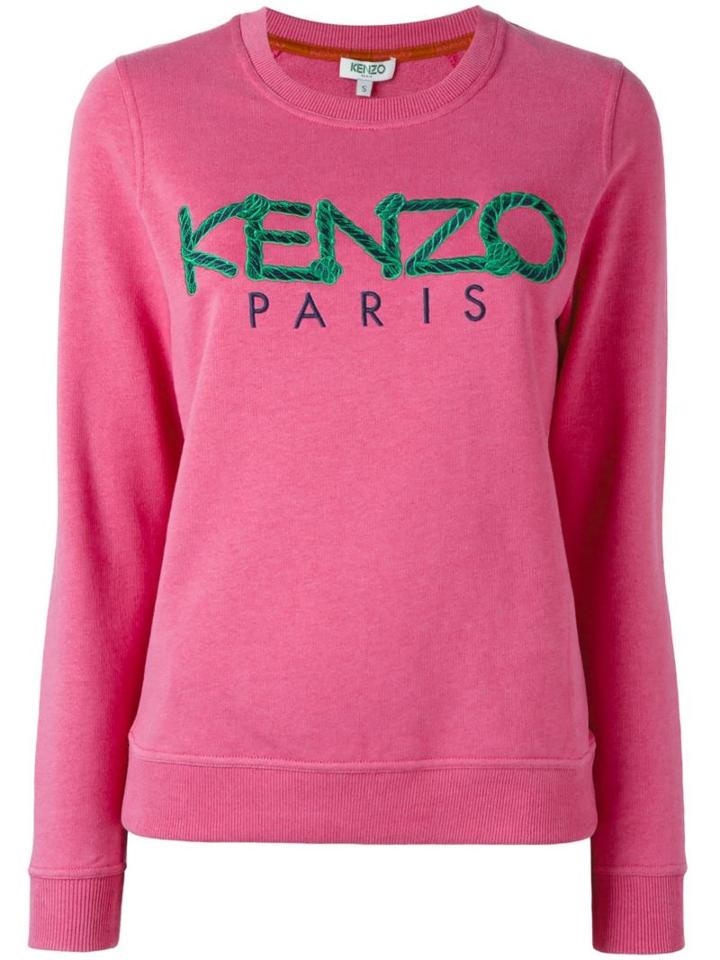 Kenzo Kenzo Paris Rope Sweatshirt, Women's, Size: S, Pink/purple, Cotton