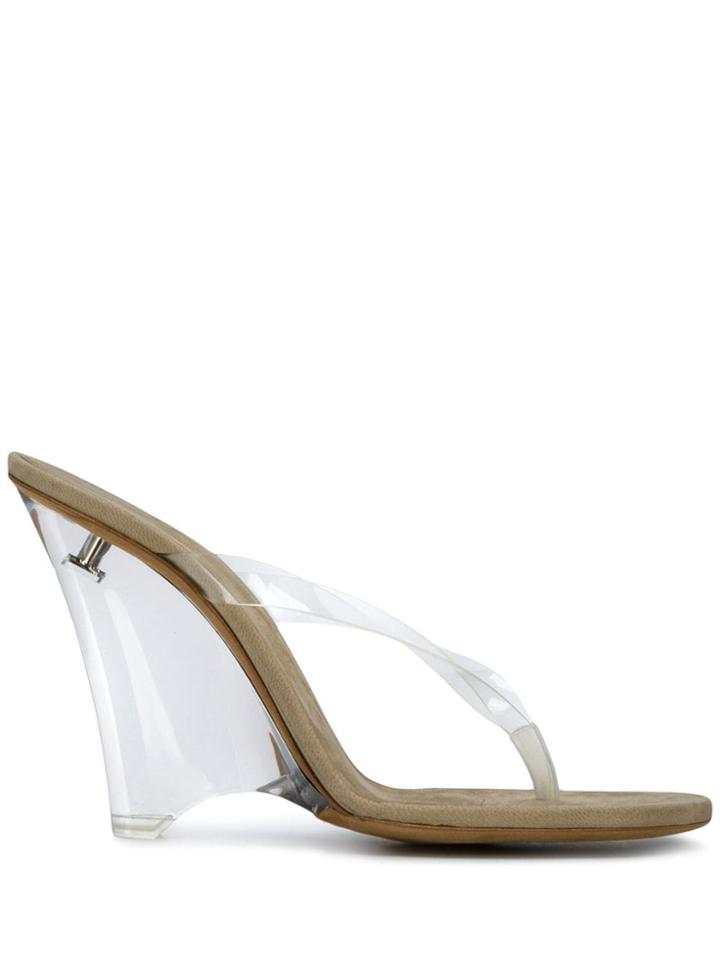 Yeezy Heeled Tongue Sandals - Neutrals