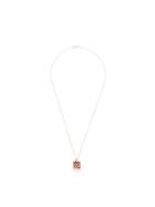 Retrouvai Mini Gold Karma Pendant With Diamond - Metallic