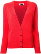 H Beauty & Youth V Neck Cardigan, Women's, Red, Cashmere