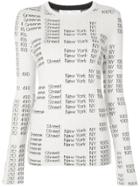Proenza Schouler White Label Address Print Jumper