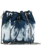 Stella Mccartney 'falabella' Tie Dye Bucket Bag, Women's, Blue