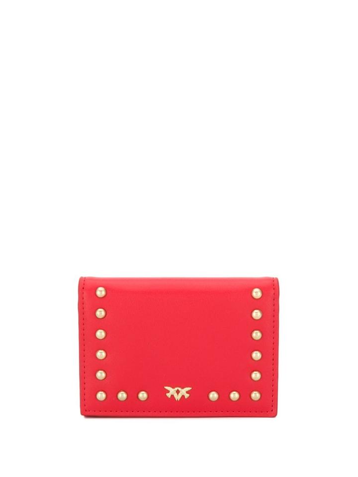 Pinko Studded Cardholder - Red