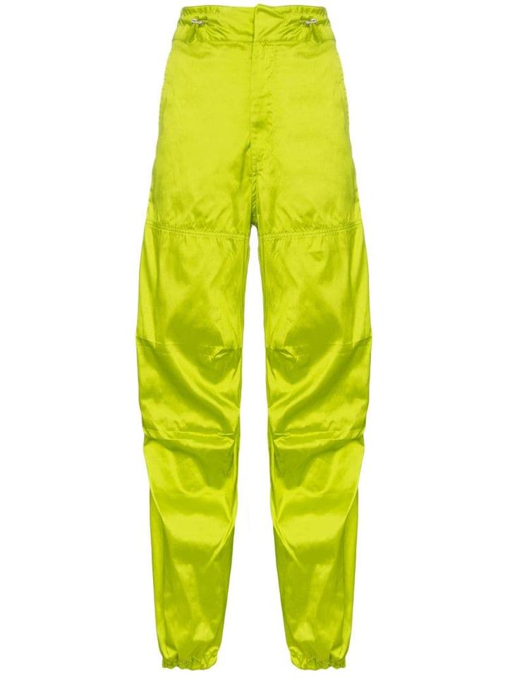 Marques'almeida Silk Cargo Trousers - Green