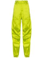 Marques'almeida Silk Cargo Trousers - Green